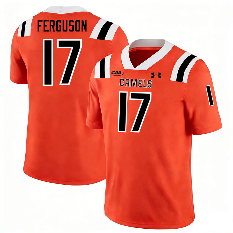 Campbell Fighting Camels #17 Jalen Ferguson College Football Jerseys,Uniforms-Orange